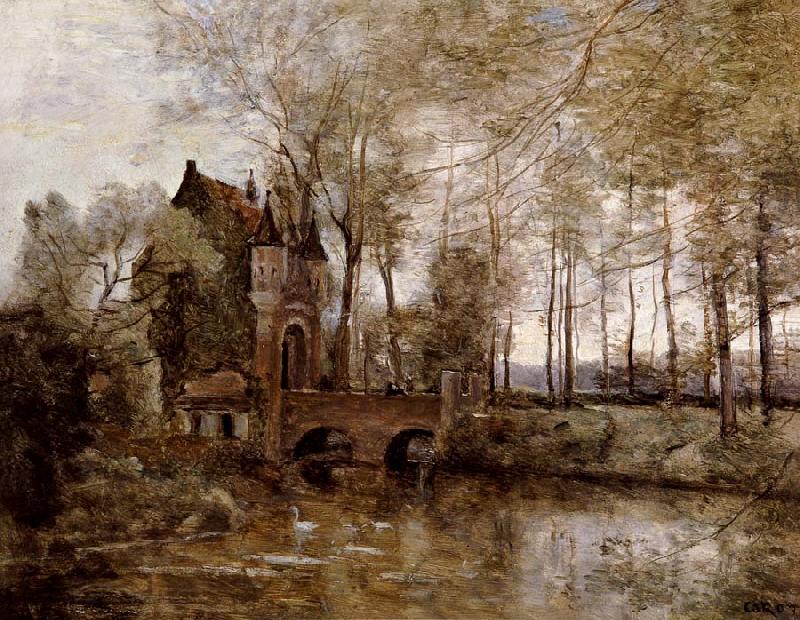 Corot Camille Le Chateau de Wagnonville